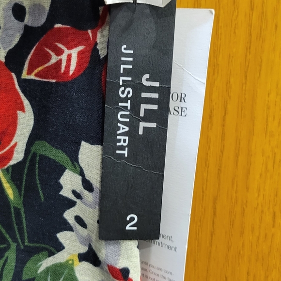 NWT JILL STUART Floral Mesh Dress - Picture 12 of 14